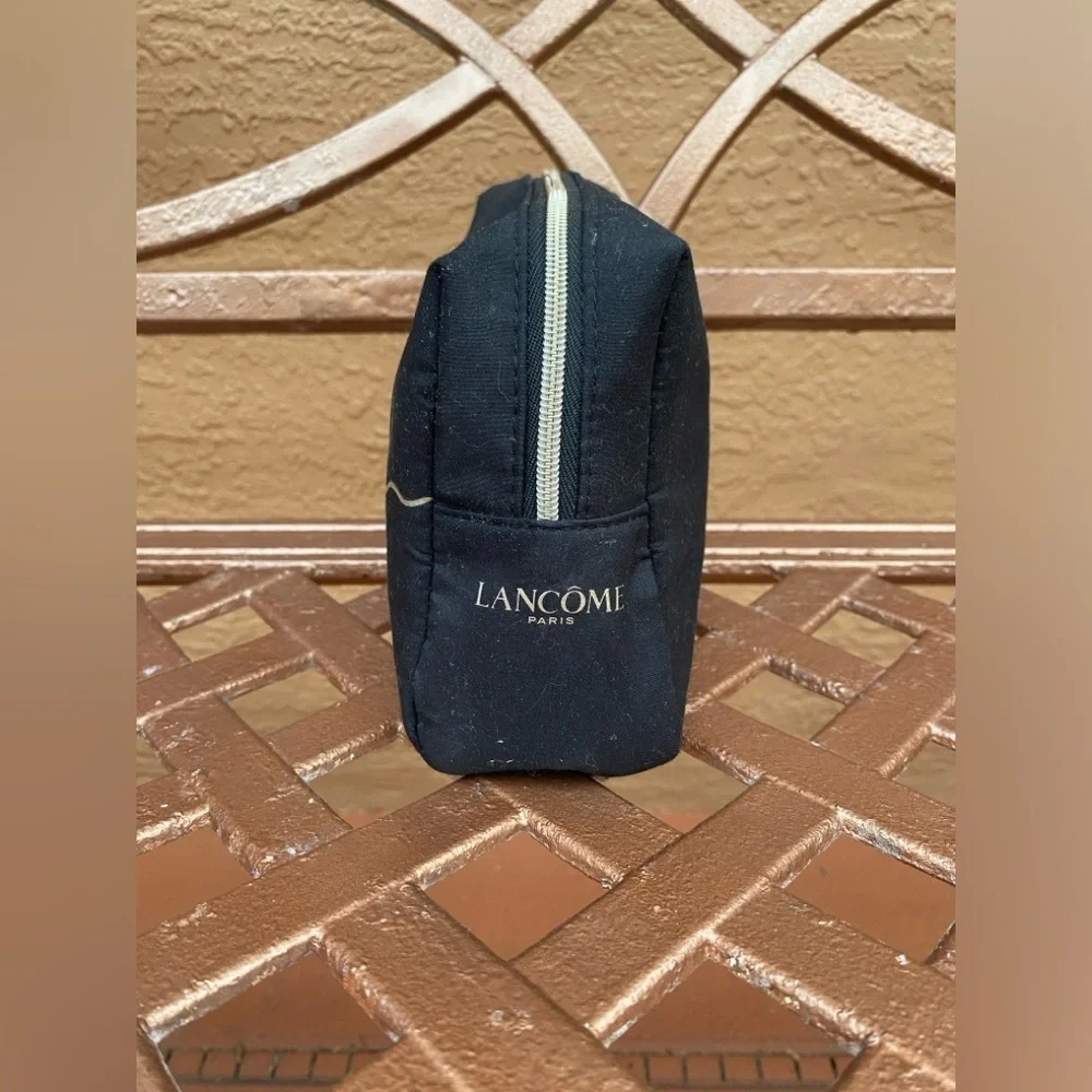 Lancome Black and Gold Cosmetic Bag